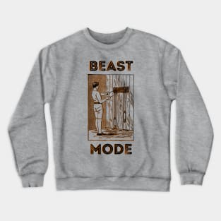 BEAST MODE - Old Fashion Exercise machine Crewneck Sweatshirt